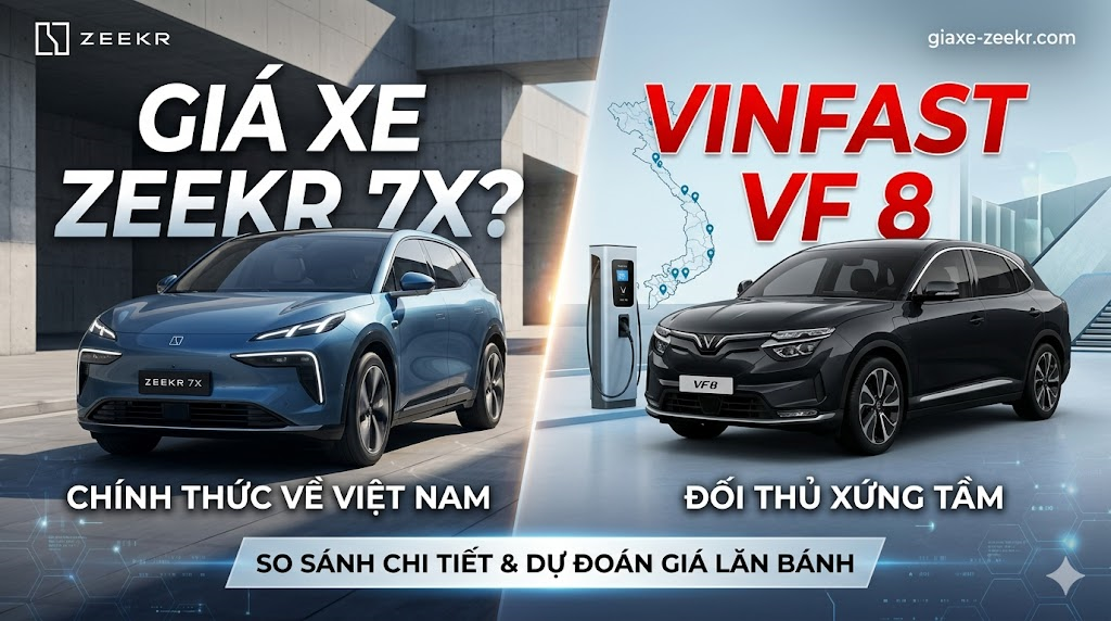 Giá xe Zeekr 7x So sánh chi tiết với VinFast VF 8 tại Việt Nam 1