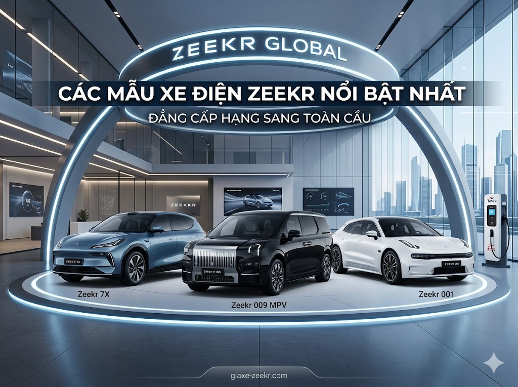 Khám phá những mẫu xe điện Zeekr nổi bật từ 001, 009 đến 7X. Tìm hiểu lý do tại sao Zeekr trở thành chuẩn mực mới của xe điện hạng sang toàn cầu.